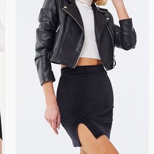 Mini Slit Skirt